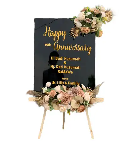 Papan Bunga Akrilik Gisting