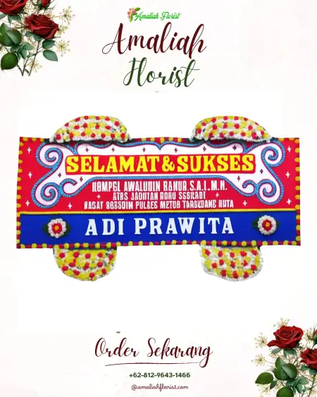 Papan Bunga Ucapan Selamat Gisting